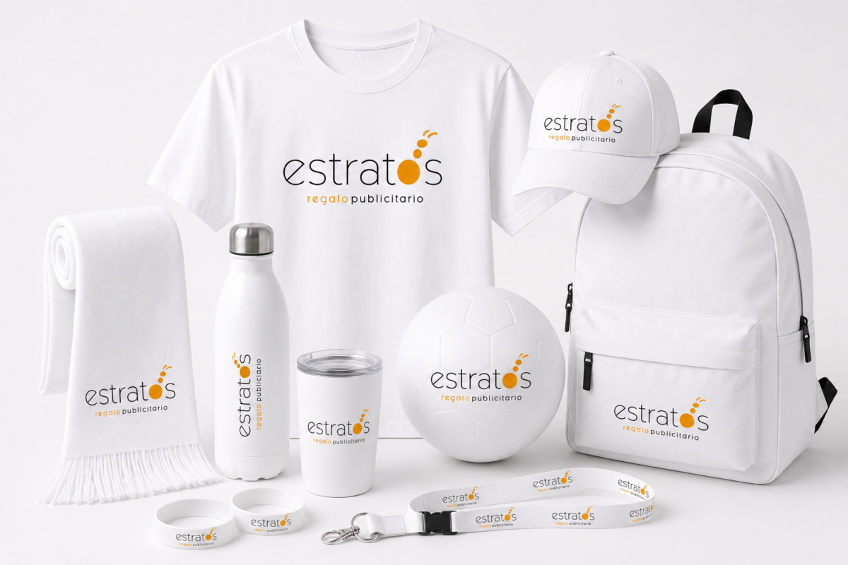 Merchandising barato para el Mundial 2026 de la empresa Estratos en Madrid