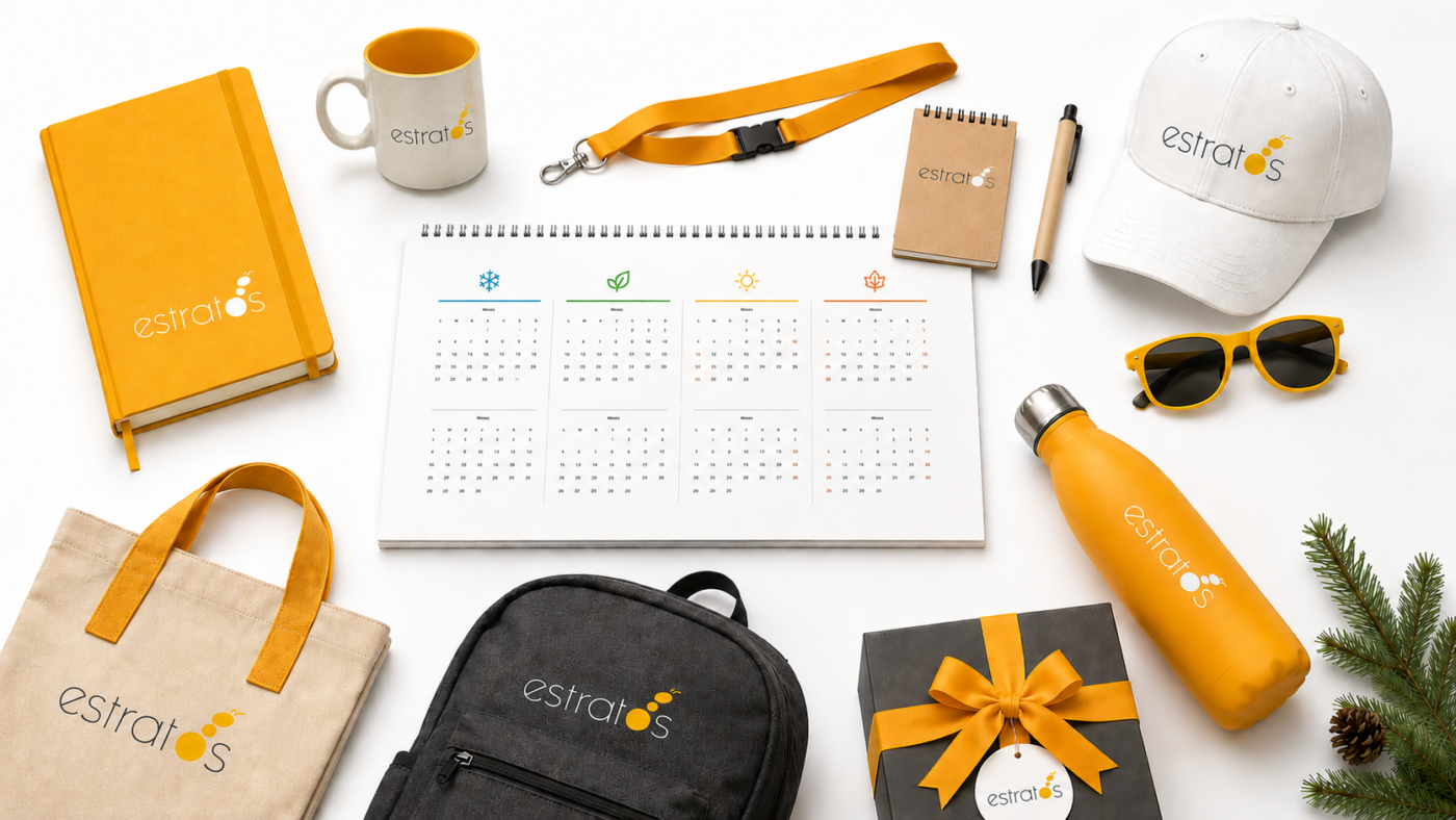 Calendario anual de regalos promocionales para empresas